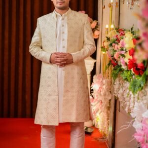 Ivory Wedding Sherwani